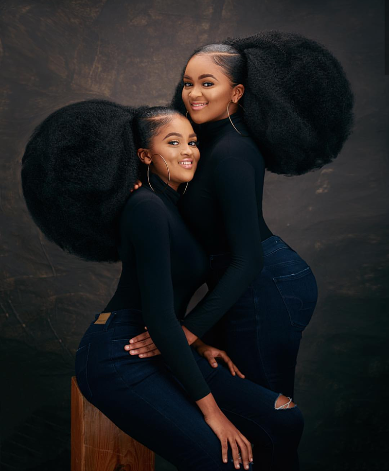 The Two Beautiful Nigerian Afro Twins Photo Shoot By Big H Studios Classic Ghana