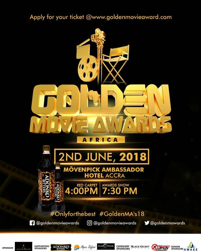 Golden Movie Awards Africa 2018 Slated For June 2 – Classic Ghana