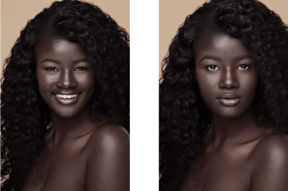 Meet The Model Whose Skin Tone Made Her A Social Media Sensation