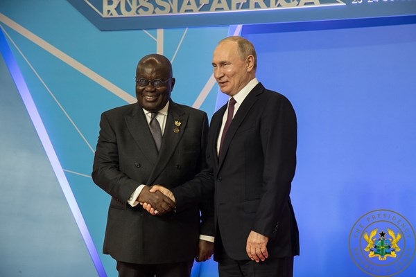 Russia-Ghana Relations Must Be Based On Trade, Investment And Co-Operation – Nana Addo