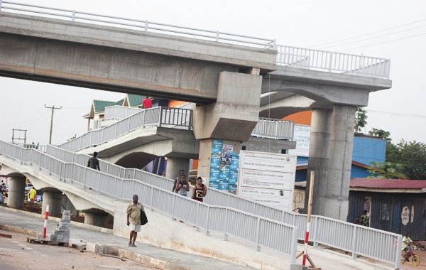 Military Force Pedestrians To Use Madina-Adentan Footbridges