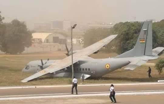 Military Aircraft Overruns Apron During Routine Engine Run