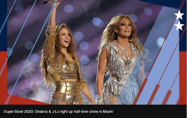 Jennifer Lopez And Shakira Sparkle At The Super Bowl