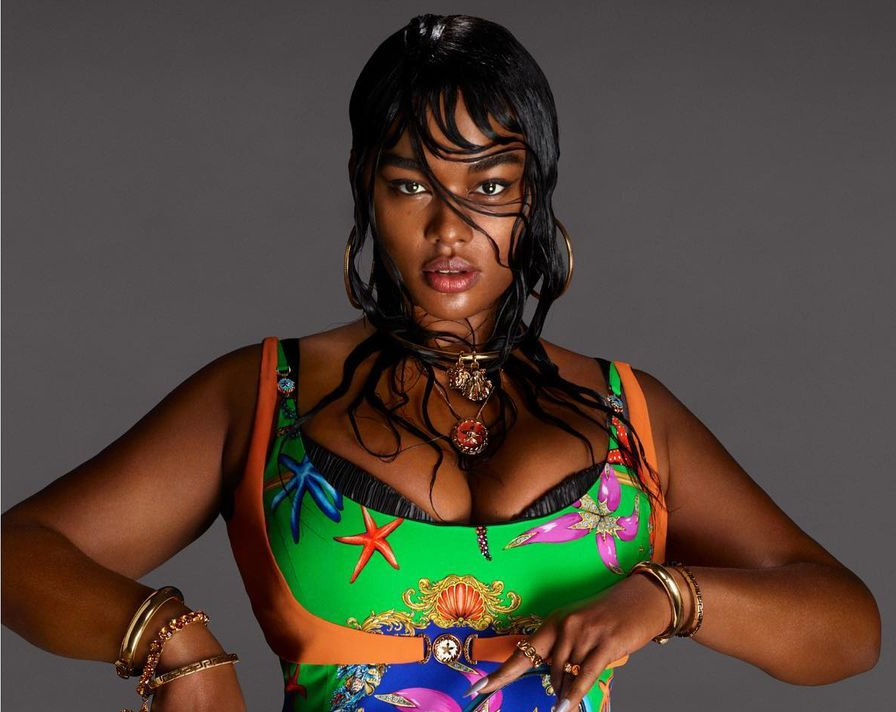 African American Plus-Size Model Precious Lee Is The Newest Face Of Versace