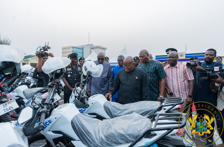 Akufo-Addo Commends Police Leadership For Reduction In Road Crashes, Deaths