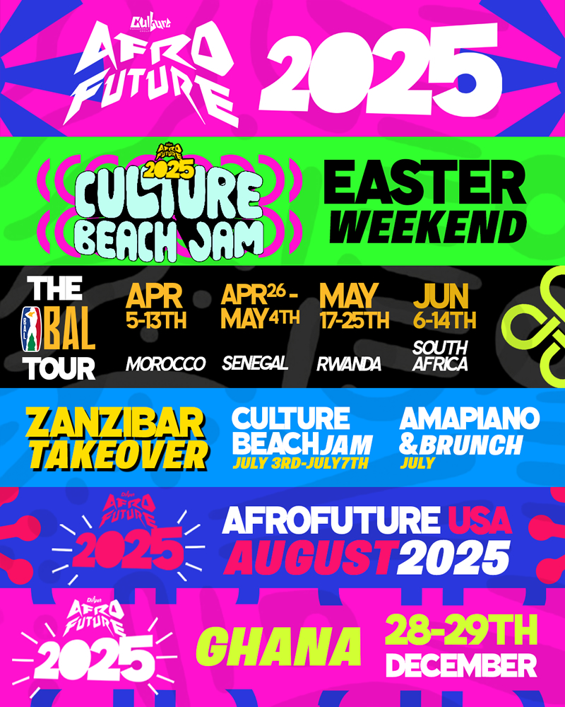 AfroFuture Unveils 2025 Culture Calendar, Expanding Its Beach Jam Tour Across Africa and U.S