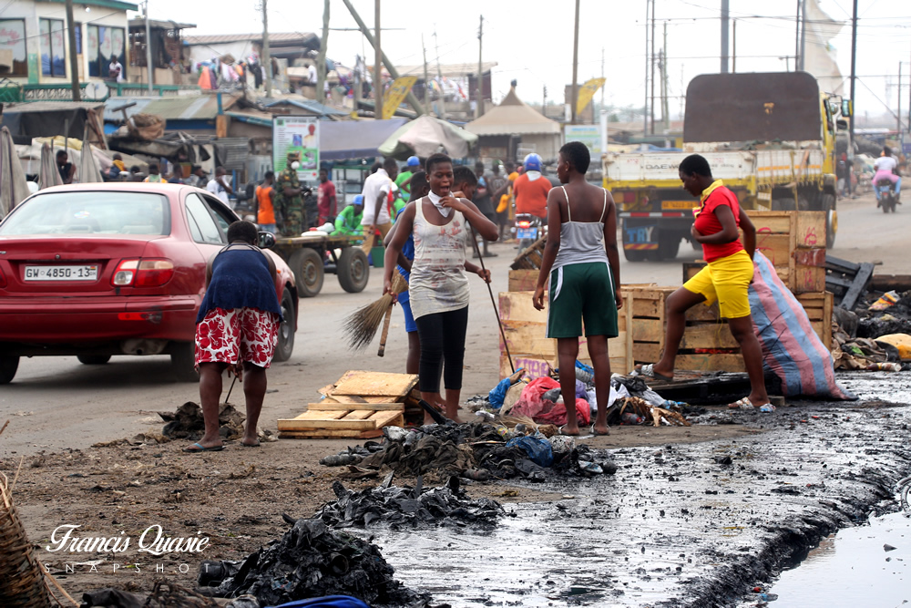 Photos: Sanitary Condition At Agbogbloshie Market In Accra