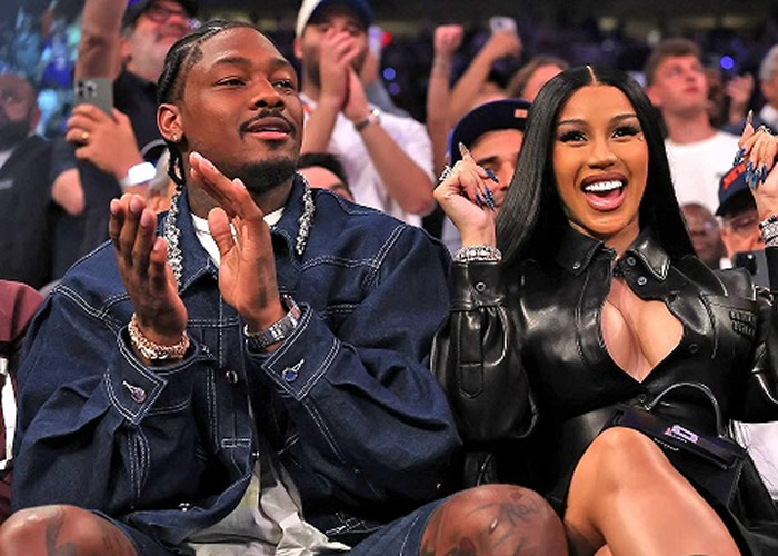 Cardi B welcomes fourth child, her first with boyfriend Stefon Diggs