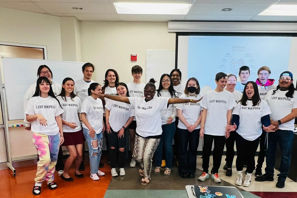 University of New Mexico Students Participate in The #WikiForHumanRights Campaign 2023 For The Second Time