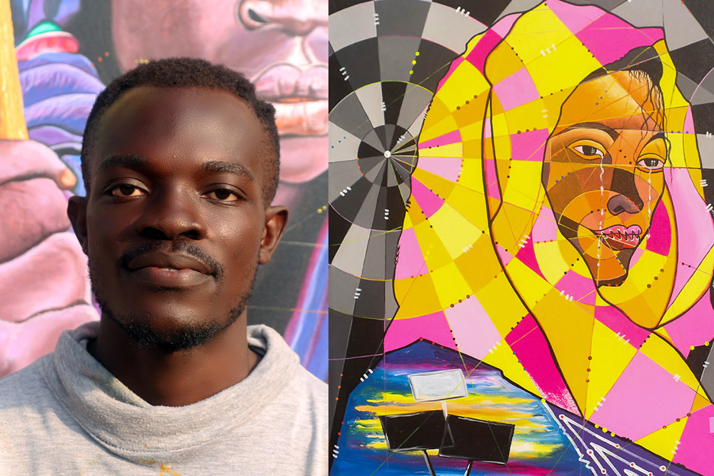 With Breathtaking Art, This Man Fights Domestic Violence Against Women