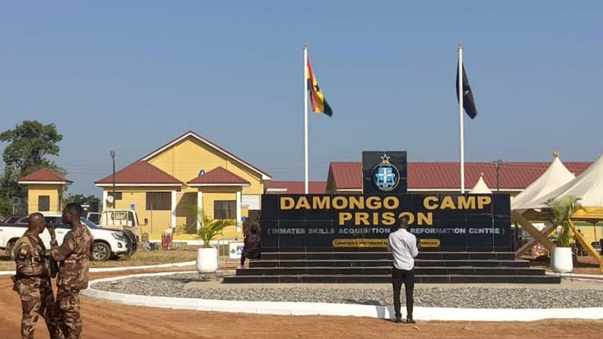 President Mahama commissions Damongo Camp Prison
