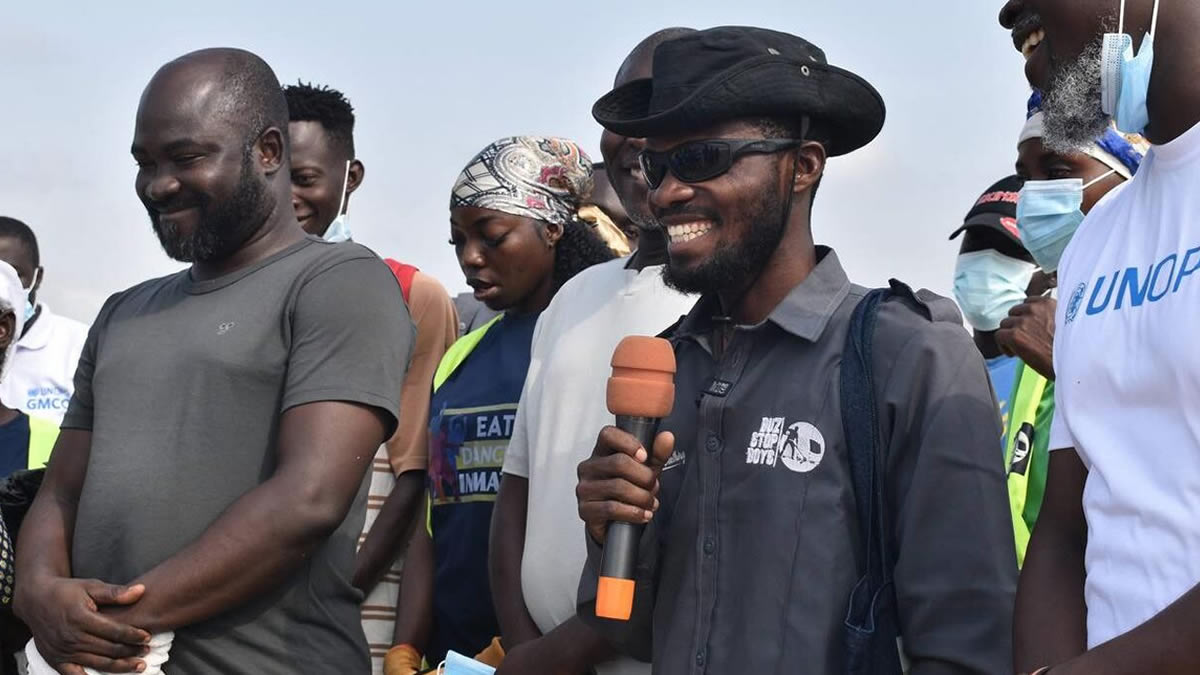 UNOPS partners BuzzStopBoys to clean Osu Beach, marking its 10th anniversary