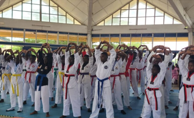 Seventy-seven hearing-impaired students compete in Chung Do Kwan Championship