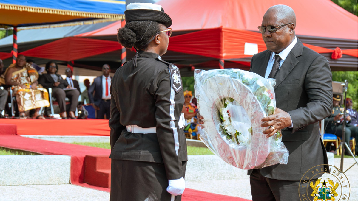 Police Memorial Day: Mahama lays wreath in honour of fallen Police Officers 