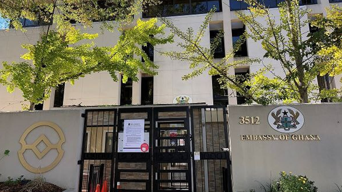 Ghana Embassy in U.S closes for 24 hours due to severe weather