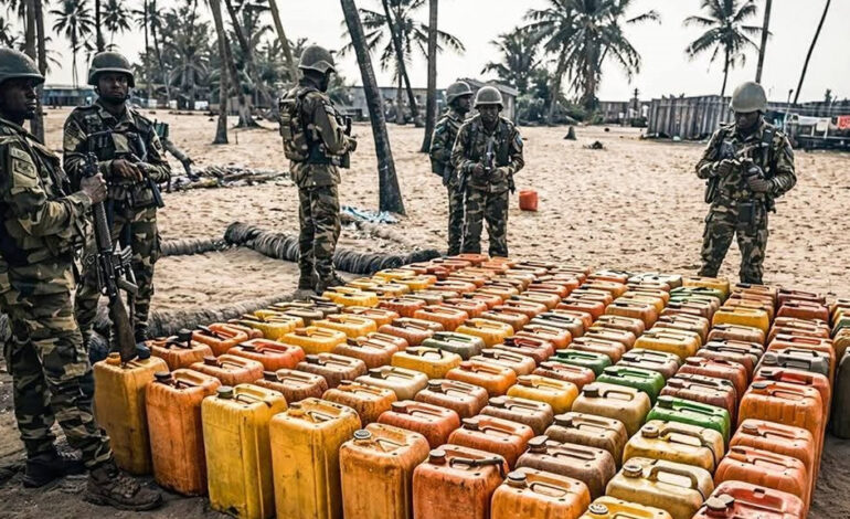 Ghana navy foils illegal fuel bunkering operation