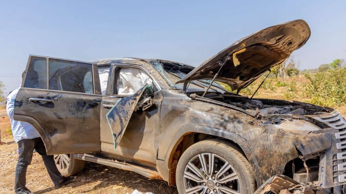 Haruna Iddrisu involved in car crash in Tumu