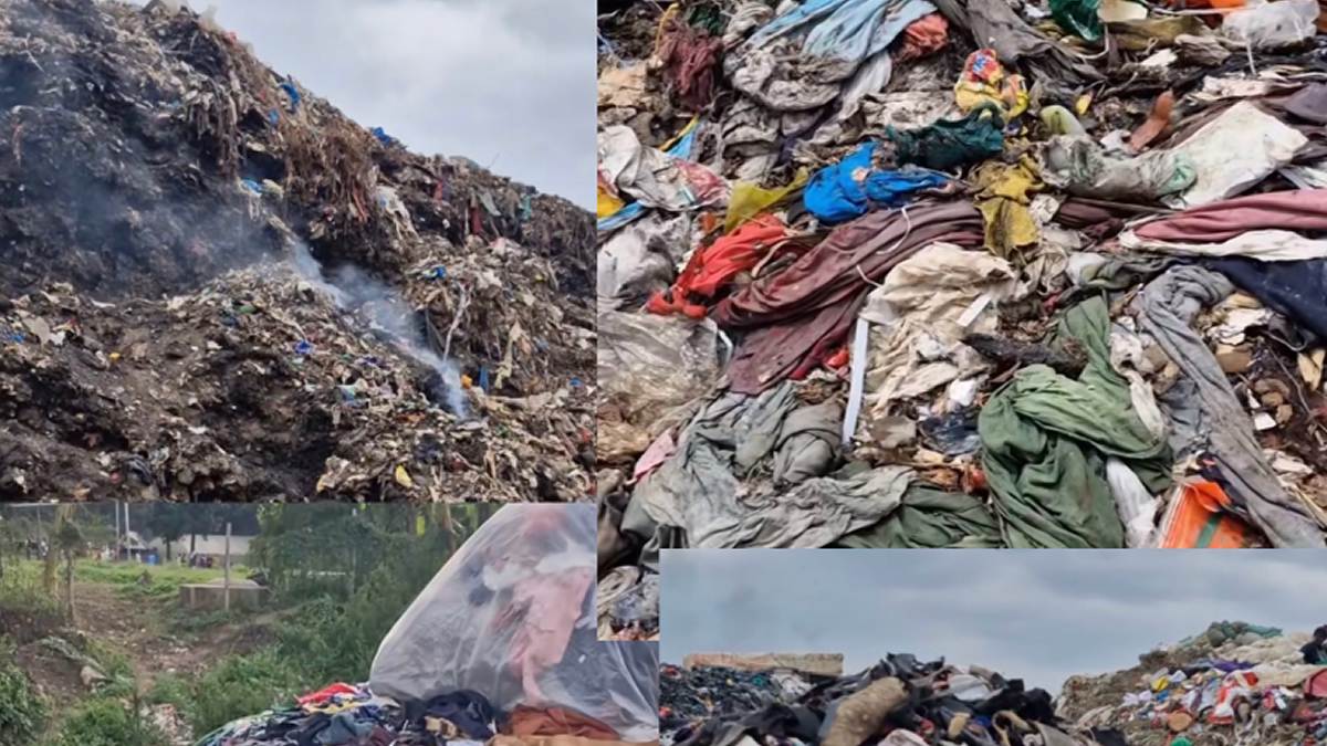 The hidden health risks facing clothing recyclers in a world flooded with plastic fibres