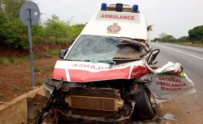 16 killed in collision between bus and ambulance on Kumasi-Sunyani Highway