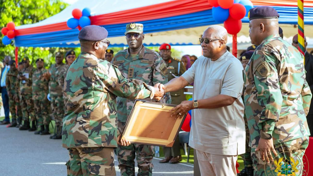 President Mahama welcomes 48 Engineers Regiment back from Jamaica