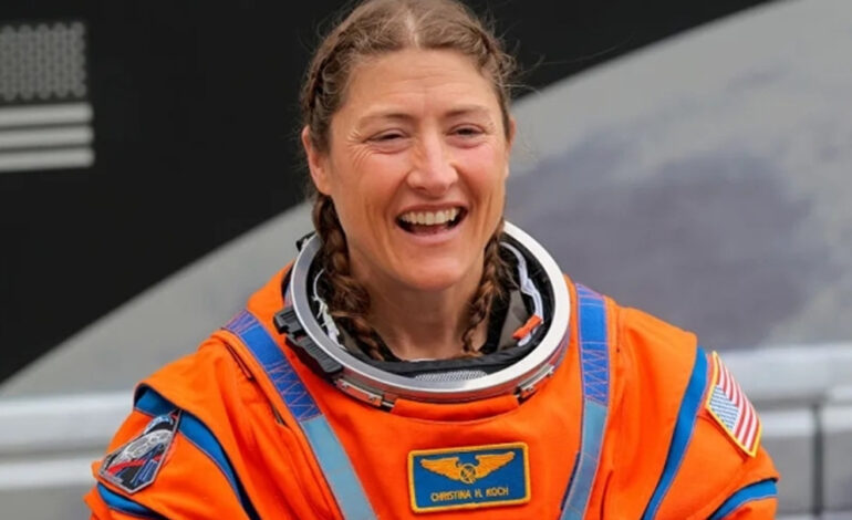 Christina Koch becomes first woman to travel around the moon on Artemis II