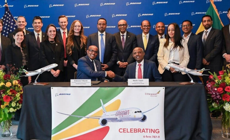 Ethiopian Airlines to expand fleet with six Boeing 787 Dreamliner aircraft