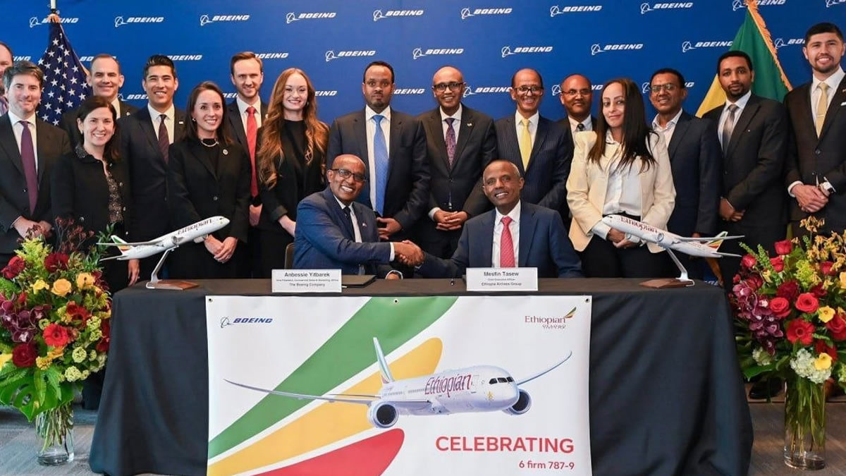 Ethiopian Airlines to expand fleet with six Boeing 787 Dreamliner aircraft