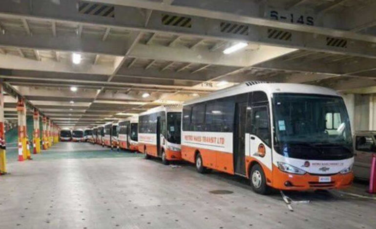100 new buses arrive to ease transport challenge
