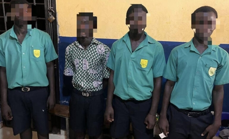 Four Ada SHS students arrested over cutlass threat vide