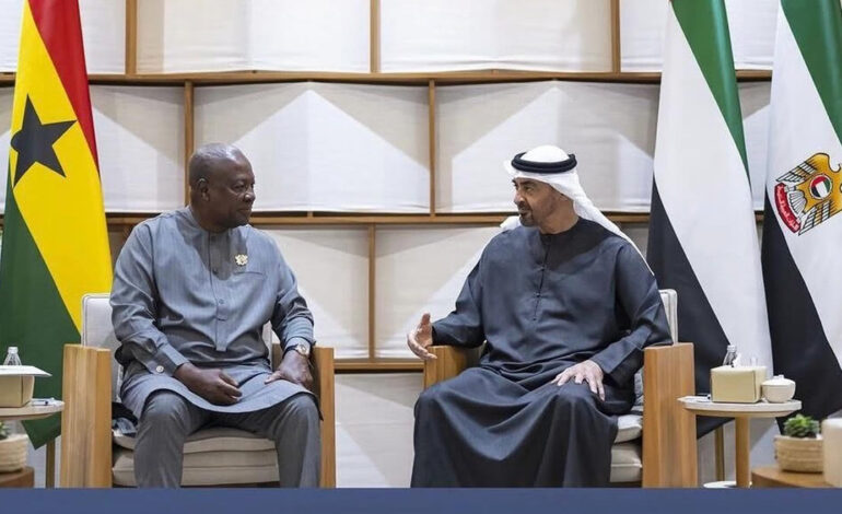 Mahama holds courts UAE partnership in Energy sector