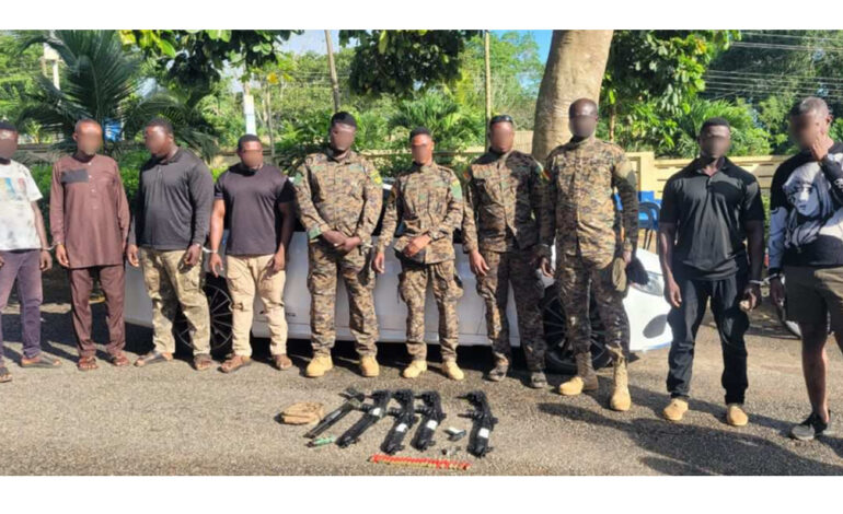 11 arrested, weapons retrieved in Adambrobe Chieftaincy dispute crackdown