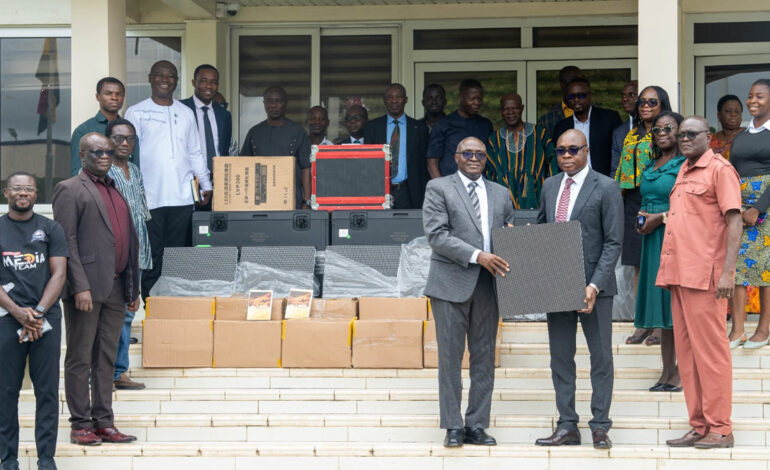 DCLM, Ghana donates giant-LED screens, devotional books to Universityof Education Winneba