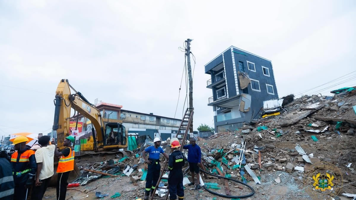 Avenor building collapse death toll rises to three – Accra Mayor
