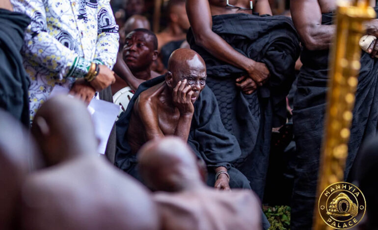 Asantehene destools 110-year-old chief of Kenyase No. 2