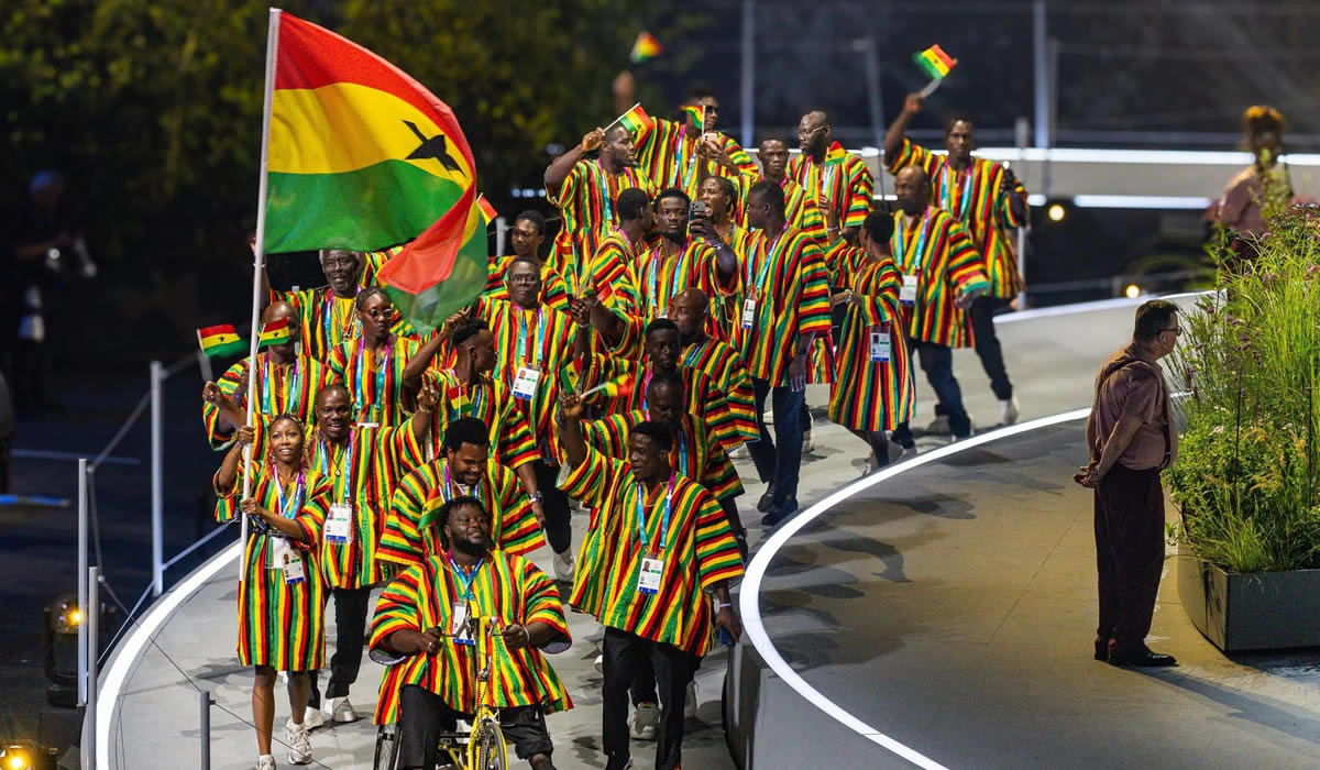 Team Ghana makes colourful entrance as King Charles opens Commonwealth Games in Glasgow
