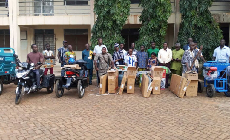 Ketu North Assembly supports 16 PWDs with livelihood, educational items