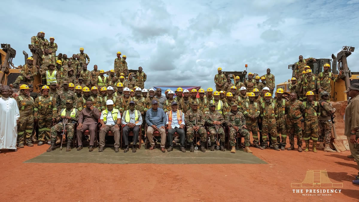 Mahama commends GAF for timely execution of Accra-Kumasi Expressway clearing task